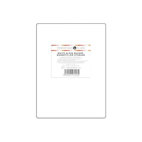 Large Magnetic Die Storage Sheets - 6.5 x 8.875 in, 25 Pack