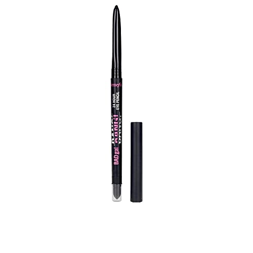 Benefit BADgal BANG! 24H Eye Pencil - Pitch Black, Long-Lasting Matte Finish, Buildable Coverage