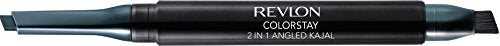 Revlon ColorStay 2-in-1 Angled Kajal Eyeliner - Waterproof Smokey Eye Makeup, Evergreen