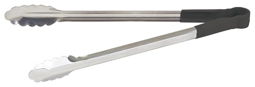 Winco 16" Stainless Steel Serving Tongs with Non-Slip Handle