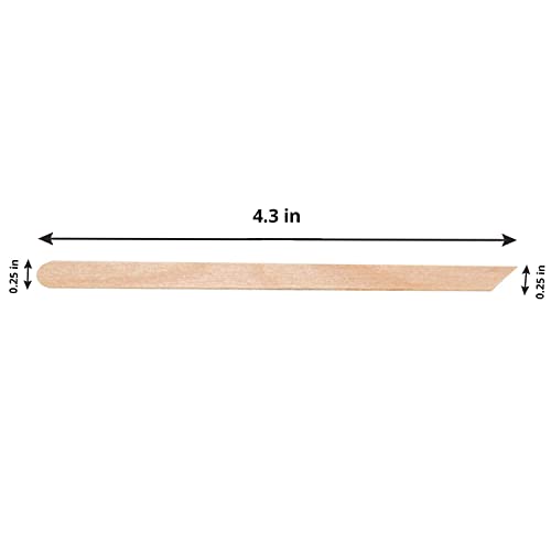 Tachibelle 500 Pack Waxing Applicator Sticks for Hair Removal & Facial Care