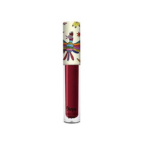YuYa Chiquita Liquid Matte Lipstick - Intense Wine Color, Long-Lasting Finish