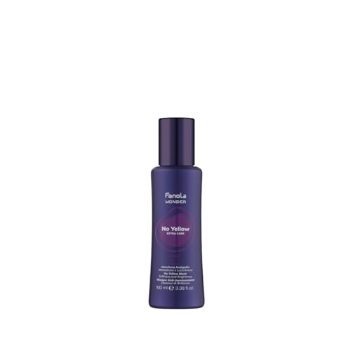 Fanola No Yellow Purple Hair Mask for Blonde, Bleached & Grey Hair, 3.38 oz