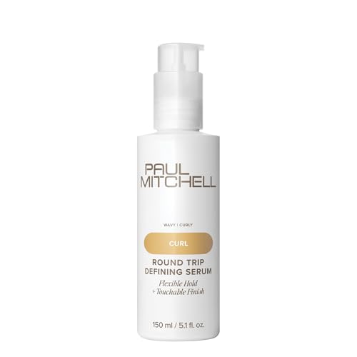 Paul Mitchell Round Trip Defining Serum - 5.1 Fl Oz, Flexible Hold for Curly & Wavy Hair