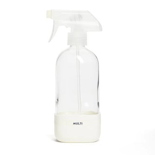 Grove Co. Refillable Glass Spray Bottle 16 oz White - Eco-Friendly Cleaning