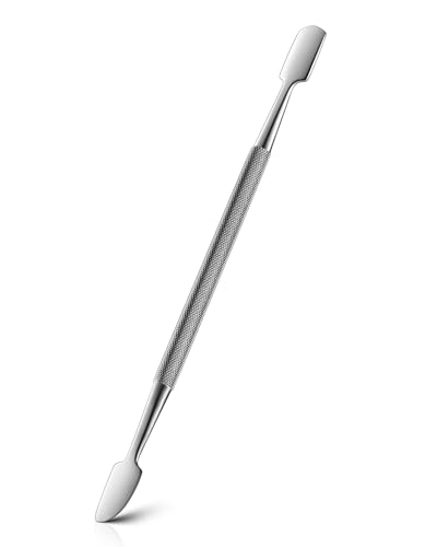 FERYES Dual-Ended Stainless Steel Cuticle Pushers for Manicure