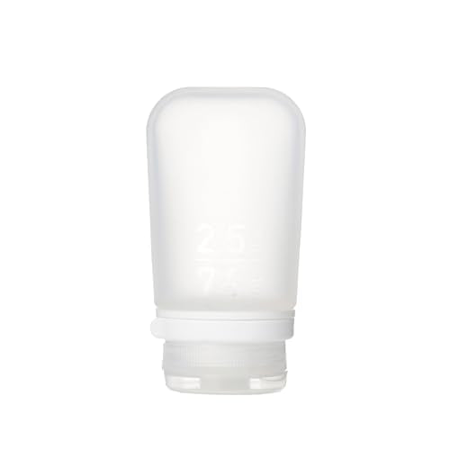 humangear GoToob+ Medium Silicone Travel Bottle, 2.5 oz Leak-Proof Tube