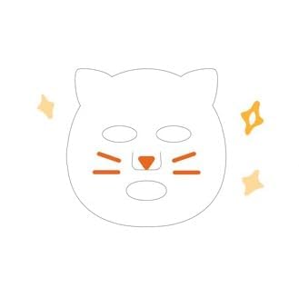 ATOPALM Kids Wild Kitty Face Mask - 5 Sheet Pack, Gentle Hydrating Skin Care for Children