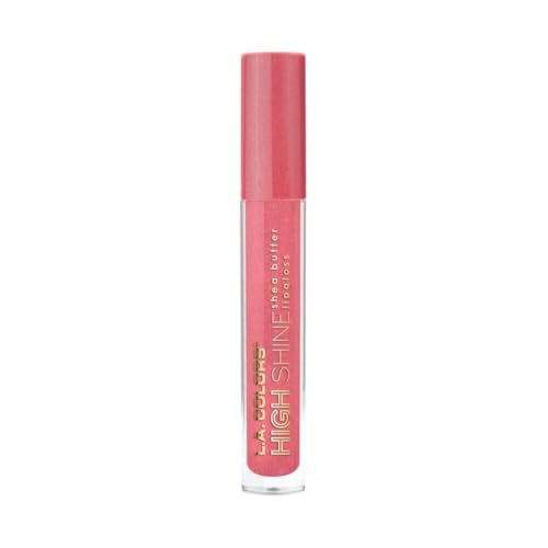 L.A. COLORS High Shine Lip Gloss - Playful CLG936, Moisturizing & Glossy