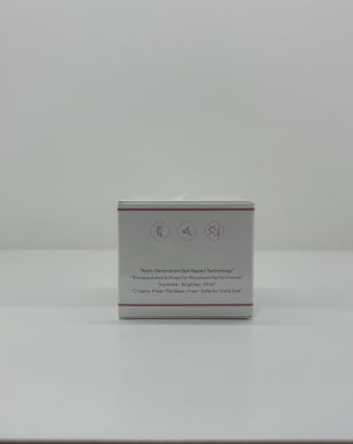 VibePro PDRN Pink Collagen Capsule Cream – Hydrating Face Moisturizer with Niacinamide, Unscented, 50g