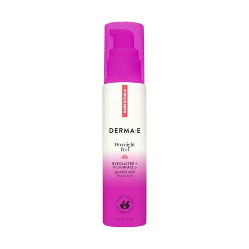 Derma E Overnight Face Peel with Glycolic Acid - 2 Fl Oz