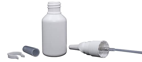 Snoot! 2-Pack 30ml Refillable Nasal Spray Bottles - Durable HDPE