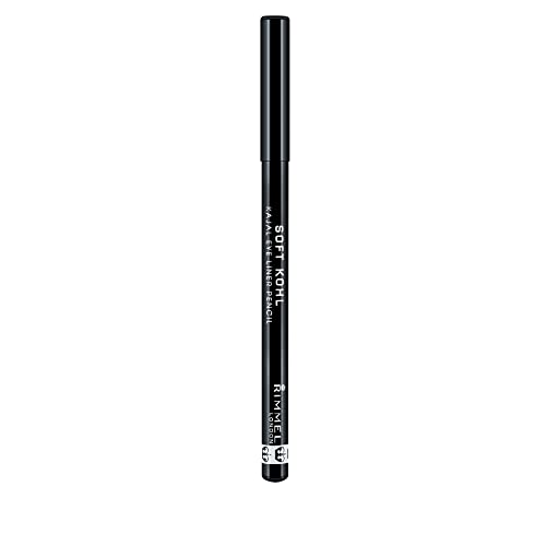 Rimmel Soft Kohl Eyeliner in Jet Black - Fade Resistant & Smudgeable