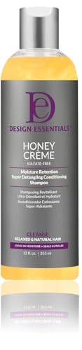 Design Essentials Honey Creme Cleansing Shampoo 12oz - Sulfate-Free Moisturizer