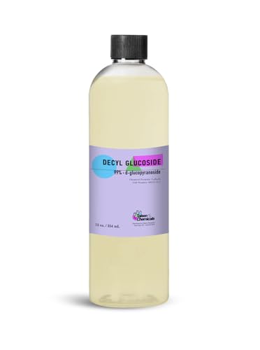 Decyl Glucoside Organic Surfactant - 12 Oz Plant-Based Cleansing Agent