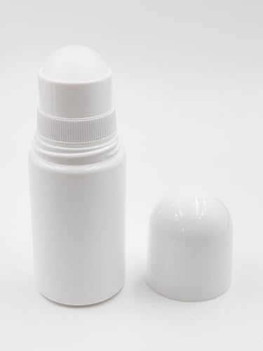 4-Pack 50mL Refillable Roll-On Bottles for DIY Deodorants & Oils