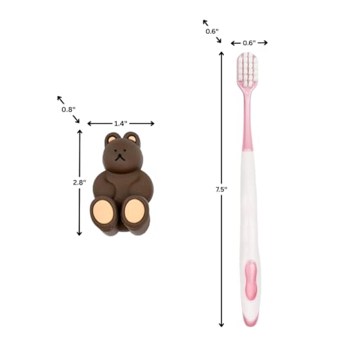 Lindo Ultra Soft Toothbrush Set with Koala Holders - Gentle Clean