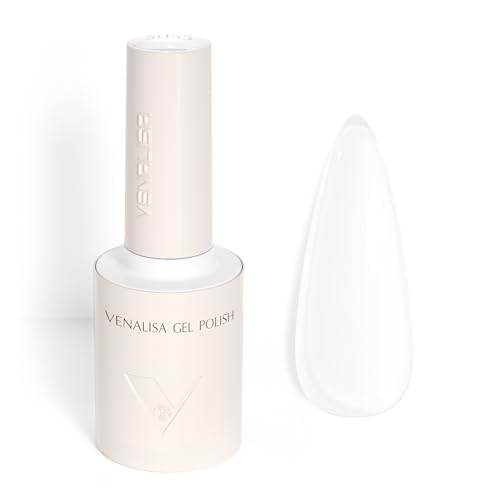 VENALISA Milky White Gel Nail Polish – 10ml Soak Off UV Gel