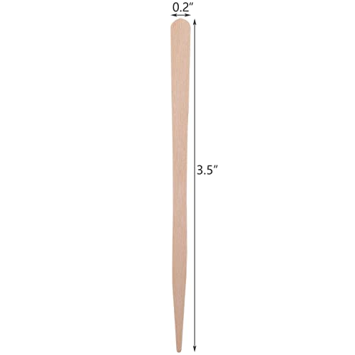 Hedume Wax Applicator Sticks 2000 Pieces - Wood Spatulas for Hair Removal & Crafting