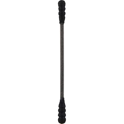 200 Pcs Double Ended Cotton Swabs with Storage Case - Black