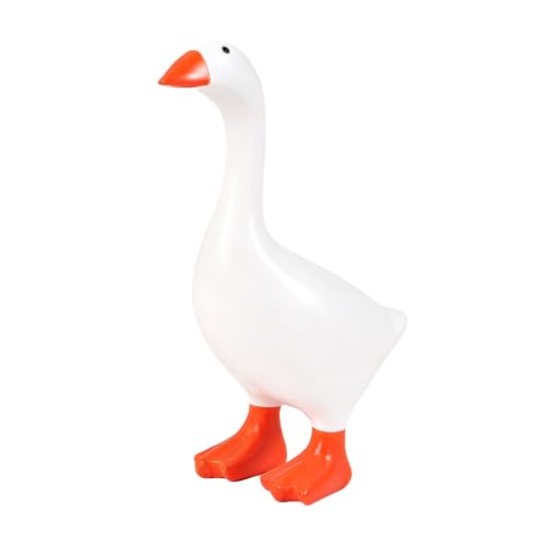 7-Inch Desk Goose Key Holder - Adorable Resin Office Decor