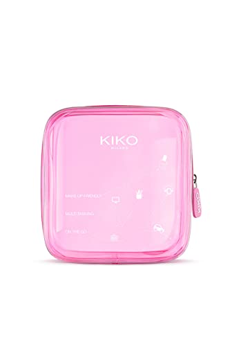 KIKO Milano Mini Transparent Beauty Bag - Compact Travel Pouch