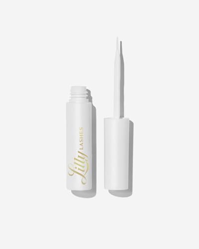 Lilly Lashes Clear Eyelash Glue - Latex-Free Brush-On Adhesive
