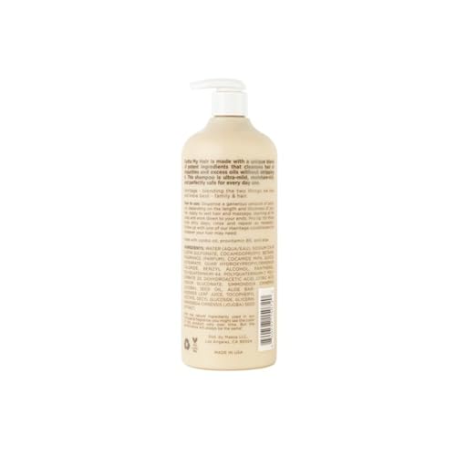 Hairitage Outta My Hair Gentle Daily Moisturizing Shampoo 21 fl. oz. - Jojoba Oil & Aloe Vera for Dry Hair