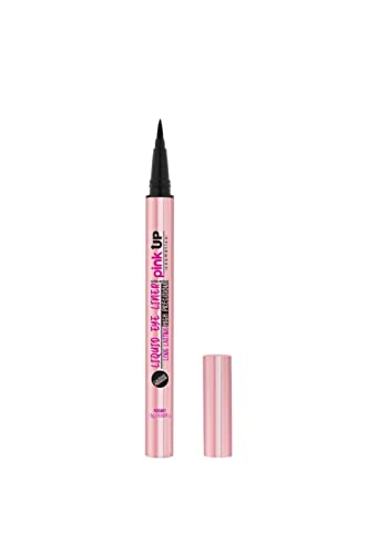 Pink Up Liquid Eyeliner - Ultra Black Matte, Fast-Drying, Long Lasting