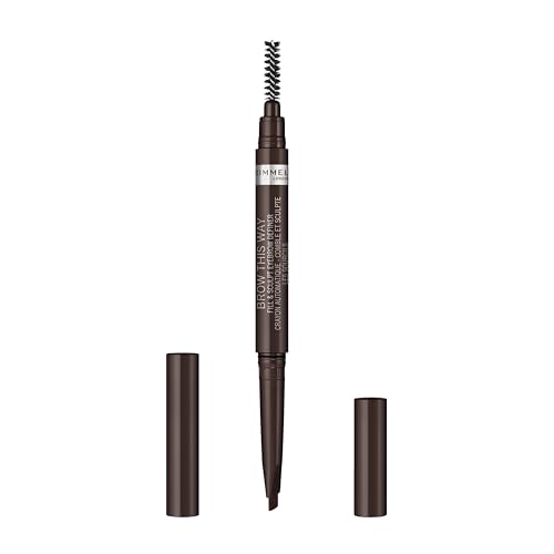 Rimmel Brow This Way Double Ended Eyebrow Definer - Dark Brown