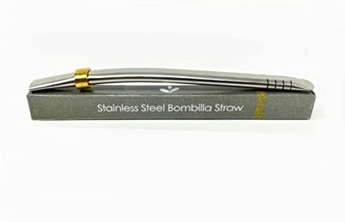 Easy Clean Yerba Mate Straw - 6.2" Food-Grade Stainless Steel Bombilla