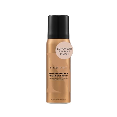 Morphe Mini Continuous Prep & Set Setting Spray - 1.3 oz Travel Size Mist