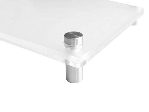 5x7 Floating Acrylic Picture Frame with Metal Standoff - Frameless Wall Display
