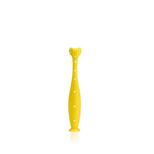 Frida Baby Triple-Angle Toothhugger Toddler Toothbrush (2-Pack, Yellow)