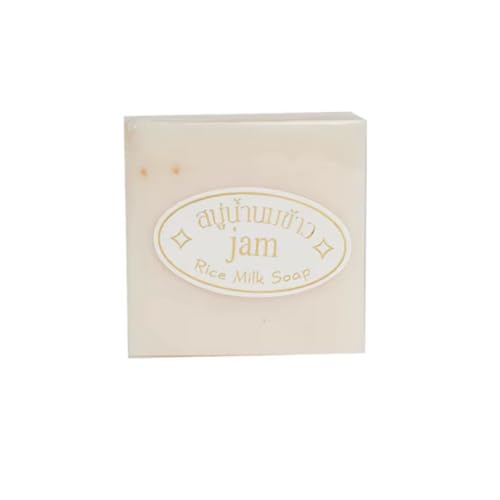 Milky Thai Jasmine Rice Milk Soap 60g - Natural Moisturizing Bar by Jam