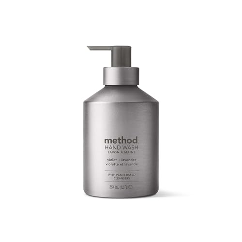 Method Premium Gel Hand Wash - Violet & Lavender, 12 Fl Oz, Hydrating Formula