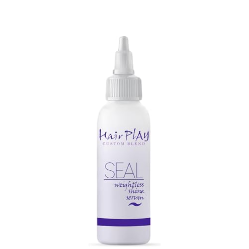 Hair Play Seal Hair Serum for Frizz & Damage - Lightweight Heat Protectant Oil, 2oz