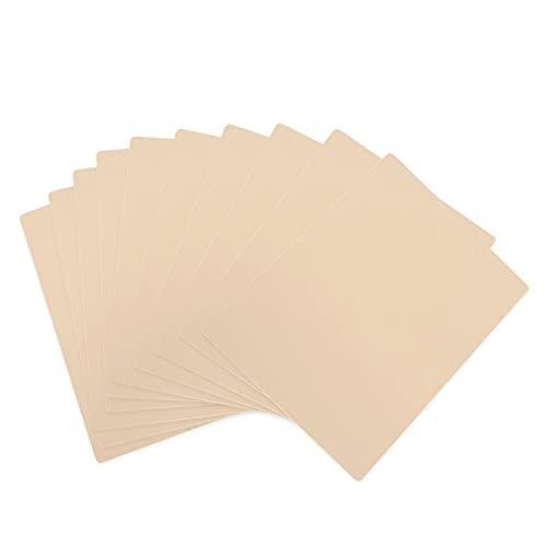 20pcs Tattoo Practice Skin, 8x6" Double-Sided Fake Skin for Tattooing