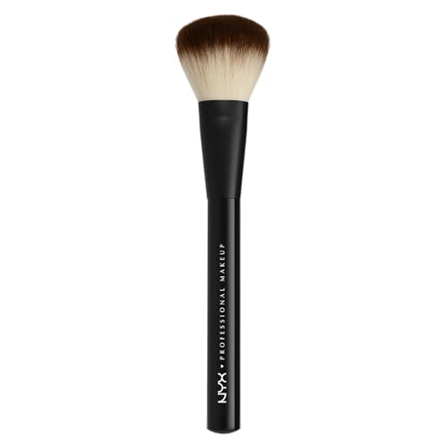 NYX Professional Makeup Pro Powder Brush - Soft Vegan Synthetic Face Brush for Loose & Pressed Powders
