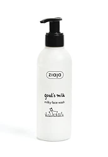 Ziaja Goat's Milk Face Wash - No-Rinse Cleanser, 7 Fl Oz