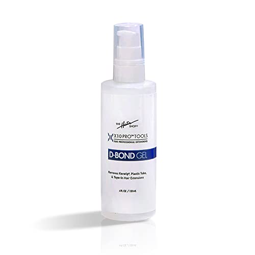 The Hair Shop D Bond Gel Remover for Keratin Glue and Tape-In Extensions, 4 oz