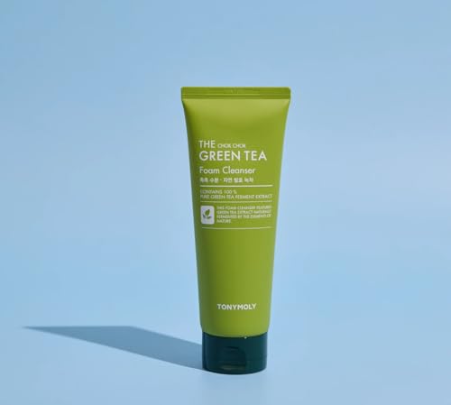TONYMOLY Chok Chok Green Tea Foaming Facial Cleanser - Hydrating & Refreshing