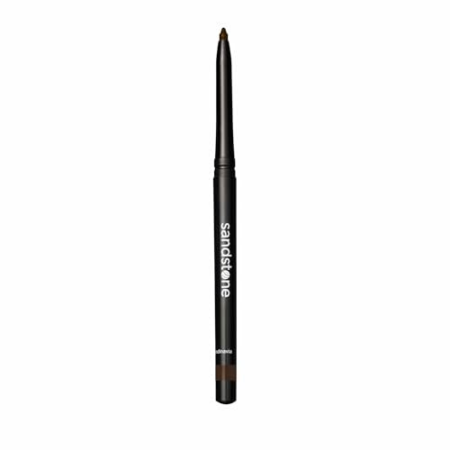 Sandstone Scandinavia Waterproof Eyeliner Pencil (Brown) - Hypoallergenic, Smudge-Proof for Sensitive Eyes