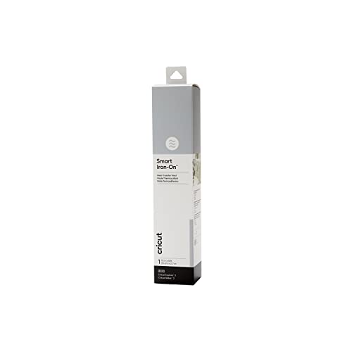 Cricut Smart Iron-On Vinyl Roll, 13" x 9 ft, Silver