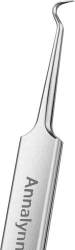 Stainless Steel Curved Tweezers for Acne Removal & Skin Care