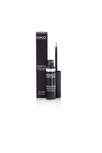 Kiko Milano Waterproof Eyeliner – Precise, Long-Lasting Black Liquid Eyeliner, 2.5ml