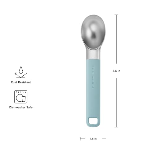 KitchenAid Ice Cream Scoop with Ergonomic Handle for Easy Scooping