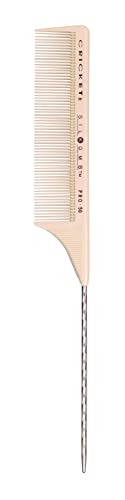 Cricket Silkomb Pro-50 Fine Tooth Rattail Comb for Precision Styling