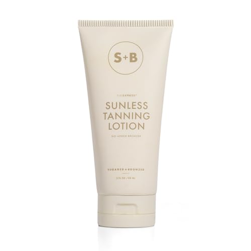 SUGARED + BRONZED Sunless Tanning Lotion, Travel-Friendly Self Tanner, 3 fl oz