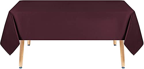 Burgundy Rectangle Tablecloth 210GSM | Waterproof Holiday Cover